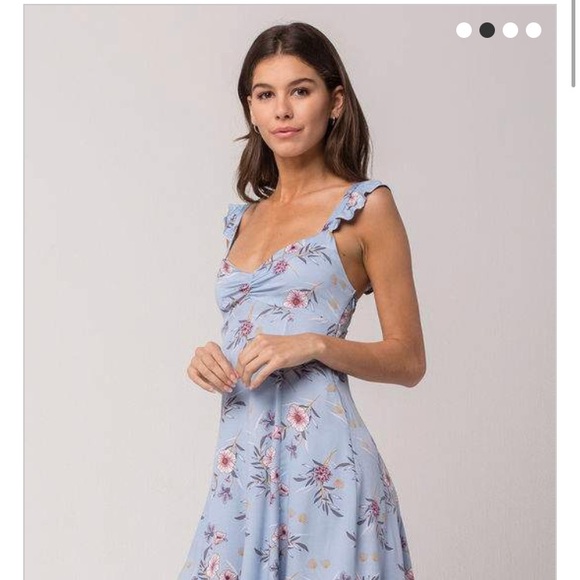 Sky & Sparrow Dresses & Skirts - Blue floral dress